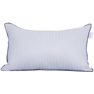                       Pisaganj  Cozy Blue Microfiber Sleeping Pillow Pack of 1                                              