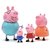 Aurapuro Peppa pig  Family -Multicolor ( set of 4 )