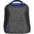 Elegant Speed Anti-Theft Hard Shell Backpack Black and Blue