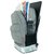 Elegant Leatherette Laptop Backpack Grey and Silver