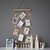 Khush Its Amazing Wooden Hanging Photo Display Picture Frame Collage Picture Display Organizer with Wood Clips LED Light