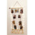 Khush Its Amazing Wooden Hanging Cross 2 Stick Pine  Photo Display Picture Organizer with Wood Clips LED Light