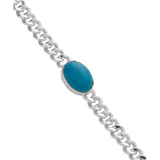                       TURQUOISE STONE FIROZA GEMS STONE BRACELET FOR MAN  WOMAN                                              