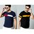 Stylish Combo  Navy Black   Cotton Men tshirt