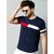 Stylish Combo  Navy Black   Cotton Men tshirt