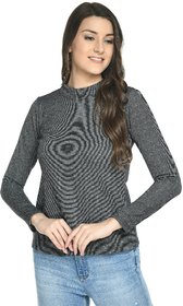 FRILL FASHIONS Full Sleeve Solid Women Sweatshirt