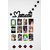 Khush Its Amazing Wooden Hanging Moments 4 Star With Squre Heart Hanging Up Down Photo Display Picture Frame Collage Pic
