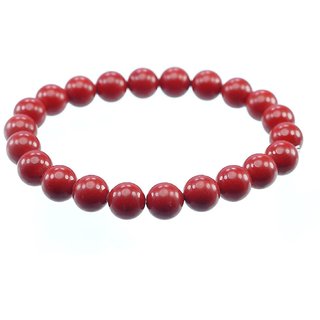                       CORAL STONE BRACELER FOR MAN  WOMAN BRACELET                                              