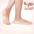 Full size Anti Crack Silicon Gel Heel Socks for Foot Care, Pain Relief And Heel Cracks - Beige Free Size