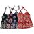 Kids Cloth 0 to 3 Months Baby Girls Dresses / Pure Cotton Printed Frock Multicolor Pack of - 4