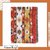 Rugmoda Handmade Cotton Woollen Rugs/durrie - Phulmati Design Floor Mat(Length200cm,Width140cm)-Orange/White