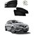 Royal Finish Car Accessories Zipper Magnetic Sunshades for Etios Liva- Set of 4 Pcs