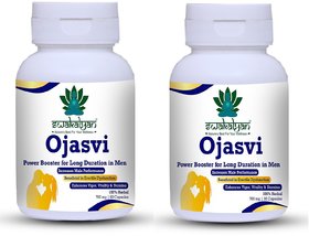 Swakalyan Ojasvi Power Stamina Booster Capsules for Long Duration , Increases Male Performance (Pack of 2)