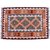Rugmoda Handmade Cotton Woollen Rugs/durrie -  Tinbagh Design Floor Mat -  (Length180 cm,Width120cm)-Orange/mehroon