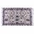 Rugmoda Handmade 100 Cotton PrintedRugs/durrie for Living - Bagh Design Floor Mat(Length150Cm,Width90cm) White,Black