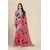 Sharda Creation Red Georgette Printed Saree With Blouse