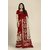 Sharda Creation Red Georgette Printed Saree With Blouse