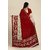 Sharda Creation Red Georgette Printed Saree With Blouse