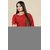 SVB Saree Red Georgette Printed Saree With Blouse