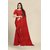 SVB Saree Red Georgette Printed Saree With Blouse