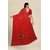 SVB Saree Red Georgette Printed Saree With Blouse