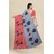 SVB Saree Red Georgette Printed Saree With Blouse