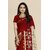 SVB Saree Red Georgette Printed Saree With Blouse
