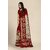 SVB Saree Red Georgette Printed Saree With Blouse