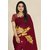 SVB Saree Red Georgette Printed Saree With Blouse