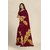 SVB Saree Red Georgette Printed Saree With Blouse