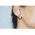 Silvero Delicate colourful design sterling silver earring