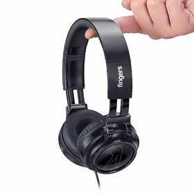 FINGERS Superstar H6 Wired Headset with Mic and Powerful Bass
