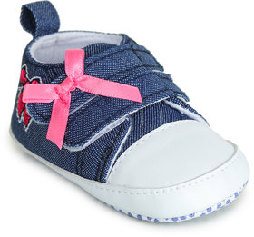 Honeybun Baby Girl Blue Denim Shoes (BC31047)