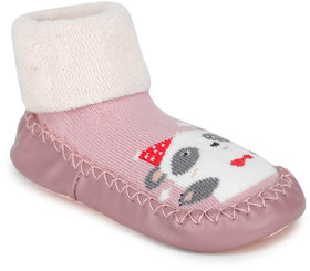 Honeybun Baby Pink Socks Shoes (KI4237)