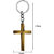 M Men Style Lord Holy Jesus Christ Crucifix Cross Keyring  Green   Zinc Metal Religious Keychain For Men And Women