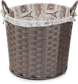 HoneyBun Wicker Brown Storage Baskets