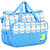 HoneyBun Blue Baby Bag for Mom, 4Pcs Diaper Bag Tote Set