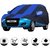 Allextreme MS5003 Car Body Cover Compatible with Maruti Suzuki A-Star  Body Protection (Navy Blue  Orange with Mirror)