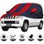 Allextreme MTZ5004 Car Body Cover Compatible with Mahindra TUV300  Body Protection (Navy Blue  Red with Mirror)
