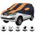 Allextreme TFB5003 Car Body Cover Compatible with Toyota Fortuner  Body Protection (Navy Blue  Orange with Mirror)