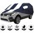 Allextreme THB5005 Car Body Cover Compatible with Tata Hexa  Body Protection (Navy Blue  White with Mirror)