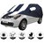 Allextreme TAB5005 Car Body Cover Compatible with Tata Aria  Body Protection (Navy Blue  White with Mirror)