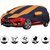 Allextreme NZV5003 Car Body Cover Compatible with New Jazz  Body Protection (Navy Blue  Orange with Mirror)