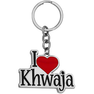 M Men Style ALLAH Quran I LOVE KHWAJA Metal Religious Islamic Gift KeyRing keychain   Zinc Metal Religious Keychain