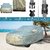 Allextreme RK7007 Car Body Cover Compatible with Renault KWID  Body Protection (Reflective Silver with Mirror)