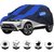 Allextreme MXG5002 Car Body Cover Compatible with Mahindra XUV 300  Body Protection (Navy Blue  Blue with Mirror)