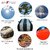 Allextreme I7005 Car Body Cover Compatible with Hyundai Elite i20  Body Protection (Blue-Silver with Mirror)