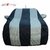 Allextreme I7005 Car Body Cover Compatible with Hyundai Elite i20  Body Protection (Blue-Silver with Mirror)
