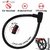 AllExtreme CQ8155 Cable Lock Stainless Steel Cable Coil Lock with 2 Security Keys for Bike (Black)