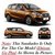 Royal Finish Car Accessories Zipper Magnetic Sunshades for Datsun Go Plus- Set of 4 Pcs